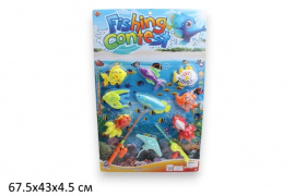 РЫБАЛКА С 2-МЯ МАГНИТНЫМИ СПИННИНГАМИ,КАРТОН 67,5*43*4,5СМ купить оптом и в розницу РЫБАЛКА С 2-МЯ МАГНИТНЫМИ СПИННИНГАМИ,КАРТОН 67,5*43*4,5СМ купить оптом и в розницу на базе игрушек